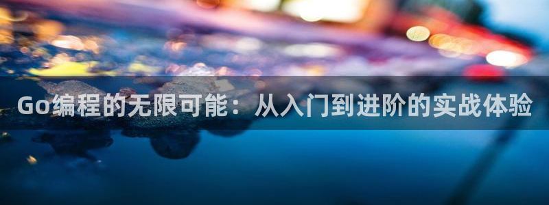 摩根娱乐网址大全：Go编程的无限可能：从入门到进阶的实战体验