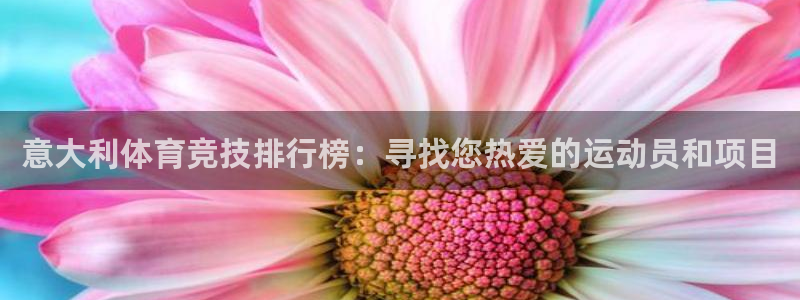 哈哈体育：意大利体育竞技排行榜：寻找您热爱的运动员和项目